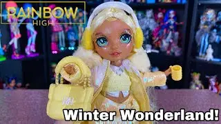 NEW! Rainbow High Sunny Madison Winter Wonderland Doll Review + PR Haul!