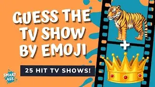 Guess The TV Show By Emoji (25 Popular TV Shows) | Emoji Challenge | Quiz Channel | Smartass Quizzes