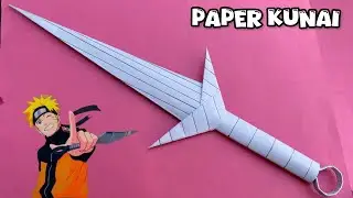 Dly how to make paper kunai mintoa