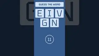 CAN YOU GUESS THE SCRAMBLED WORD? WORD SCRAMBLE PUZZLE No. 302