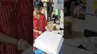 3 kg square shape cake recipe decoration rasmalai flavour #cake #youtubeshorts #viralvideo #viral ..
