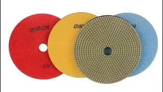 7 step Granite Marble Engineered Stone dry polishing pad