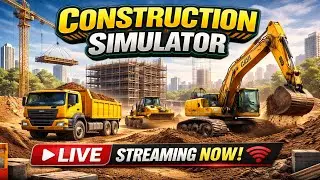 Lets Play Construction Simulator | Building a Fish Farm p4 |Playstation5