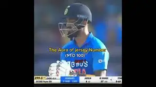 the Aura of jersey Number (1 TO 100 ) part 1 #viratkohli #ipl #edit #cricket #shorts