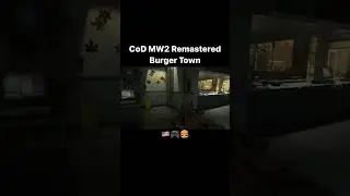 Call of Duty Modern Warfare 2 Remastered Burger Town #shorts