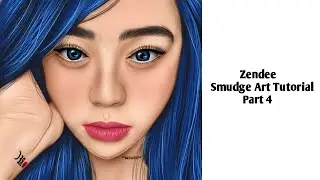 Smudge Art Tutorial ( skin color blending ) Zendee Fan Art