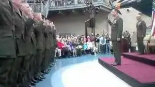 OCS Class 197 Alpha Co. Commissioning Oath