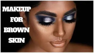 This is ACTUALLY How You Apply COOL TONES on BROWN SKIN | ICY Glam