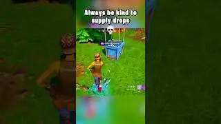 Best supply drop method works! 💀😭 #fortnite #fortniteshorts