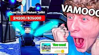 &iexcl;Logr&eacute; PASARME Palm Paradise🏖️ en NIGHTMARE!😁😈💪🏻 (AL FIN) - Toilet Tower Defense