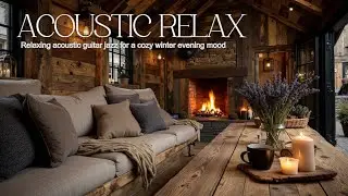 Warm Guitar Chillout ~ Winter Jazz Cafe Vibes & Acoustic Relaxing Music