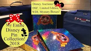 Вся моя коллекция значков Disney! 2018 год! Аукционы Disney, WDI, DSF, лимитированные серии!