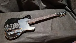Обзор сборки китайской реплики Fender Telecaster John 5 с бигсби.
