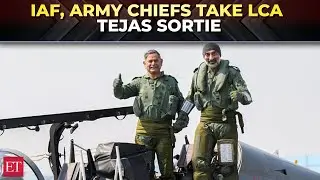 IAF, Army chiefs take LCA Tejas sortie ahead of Aero India-2025 in Bengaluru