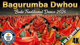 Guwahati Mein Racha Itihaas: 10,000+ Bodo Dancers Ka Bagurumba World Record! 🌍💃