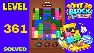 Fit Block 3D &ndash; Level 361 | Walkthrough Fast & Clean Solution