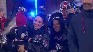Johnny Gaudreau&rsquo;s family leads the Blue Jackets into Ohio Stadium | NHL on ESPN