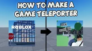 КАК СОЗДАТЬ ИГРОВОЙ ТЕЛЕПОРТЕР 🛠️ Обучающее видео в Roblox Studio