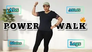 30-MINUTE INDOOR POWER WALK WORKOUT | BURN CALORIES, BOOST ENERGY & GET FIT, JOINT-FRIENDLY