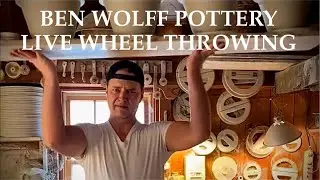 Live Pottery with Ben Wolff #youtubeshorts #shorts #live #art #artandcraft