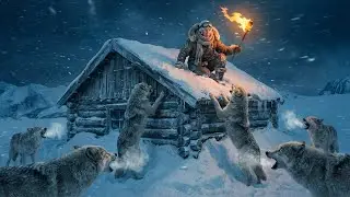 Frozen Wilderness: 91-Year-Old Woman Faces Wolves Alone ❄️