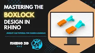 Mastering the Box Lock Design in Rhino | Jewelry CAD Tutorial for Chains & Bangles
