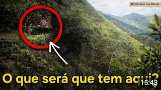ENCONTREI UM  BURACO MISTERIOSO NO PAREDÃO DE ROCHA!