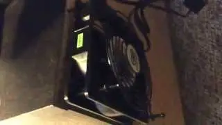 IKEA media center cooling fan project.  Xbox and Playstation Cooling