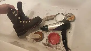 HOW TO! Arbeitsschuhe imprägnieren/einfetten