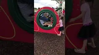 Midway park. Hamster wheel. SLO-mo