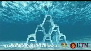 Integrated Tidal Marine Turbine with Erosion Breakwater (N4BERS)