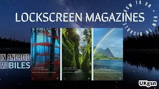 How to set lockscreen magazines