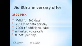 Jio announces 8th-anniversary offers with free OTT subscriptions, and Zomato Gold: