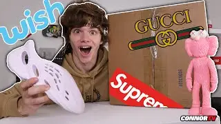 I Bought a $2000 Hypebeast Mystery Box on Wish.com for $100 - GUCCI