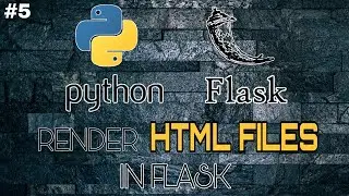 Including HTML page in flask & data sharing between them | HTML Templates | Pass data between them