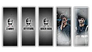Alight Motion Trending I Want Attitude Attitude video editing Instagram trending mass attitude