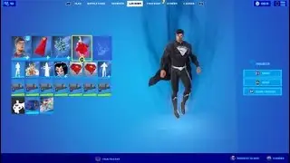 Fortnite shadow superman skin style unlocked + gameplay