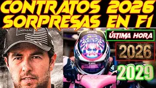 LOS CONTRATOS DE F1 PARA 2026 TRAEN SORPRESAS, COLAPINTO DEBER&Iacute;A ESTAR BLINDADO, Y CHECO ELIGE 100%