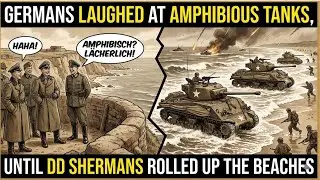 German Engineers Laughed at Amphibious Tanks, Until DD Shermans Rolled Up the Beaches