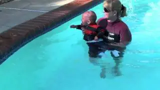 Mattias graduates from Infant Swimming Resource (ISR) (10 months old)