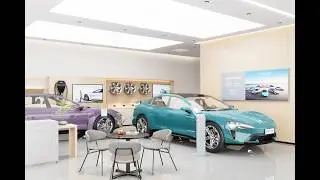 Car Showroom Rendering in D5 Render, Step by Step Tutorial