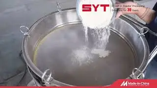 450 Separator filter for sieving fine powder #sievemachine #vibratingsieve #vibratingscreen