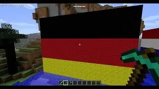 HOW BUILD GERMANY,BULGARIA,FRANCE FLAG MINECRAFT