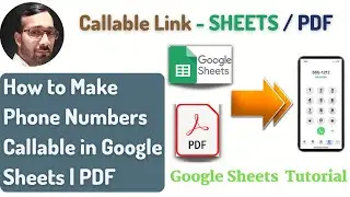 Callable PDF | Callable google Spreadsheet | How to dial number form pdf, google sheets