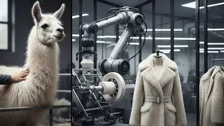 Inside a High-Tech Llama Wool Factory | From Raw Fiber to Luxury Winter Clothing (Full Process)