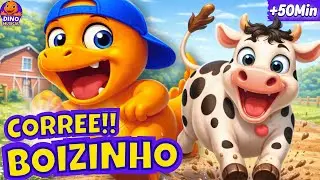 🦖🐄 50 MINUTOS DE DIVERSÃO MUSICAL — O Que Aconteceu na Fazendinha? Dino e a Vaca Lola 🎶