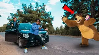 MAŞA İLE KOCA AYI ÖNÜMÜZÜ KESTİ !! (Tuzağa Düştük)