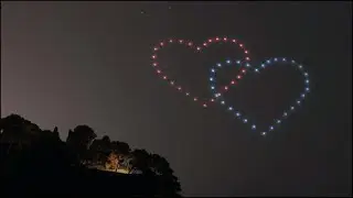 Exhibici&oacute;n   Coreografia de drones