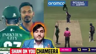 SHAME On You CHAMEERA 😮 For Defending 10 Runs ..😯 