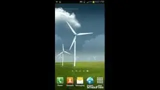 Thunderstorm on my Galaxy S3's Homescreen